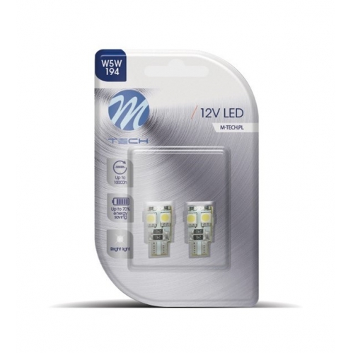 Obrázek pro LED Autožiarovka LB313W DUO - W5W / T10 4xSMD5050 CANBUS , biela