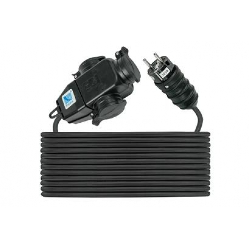 Obrázek pro Predlžovací kábel - predlžovačka, rozvodka , 3-zásuvková , 10m , IP44