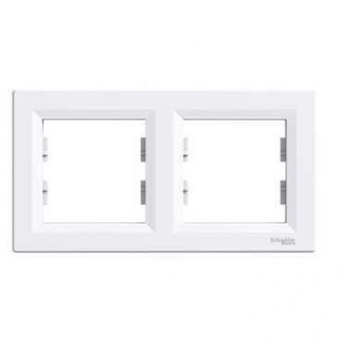 Obrázek pro SCHNEIDER Electric Rámček-2 Asfora biely