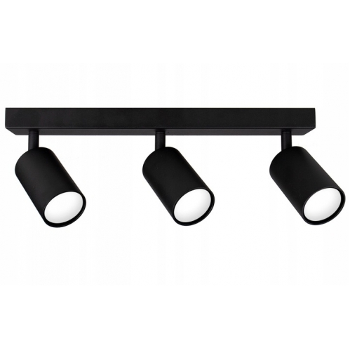 Obrázek pro SPOTI Prisadený Luster 3xGU10/230V/Čierna