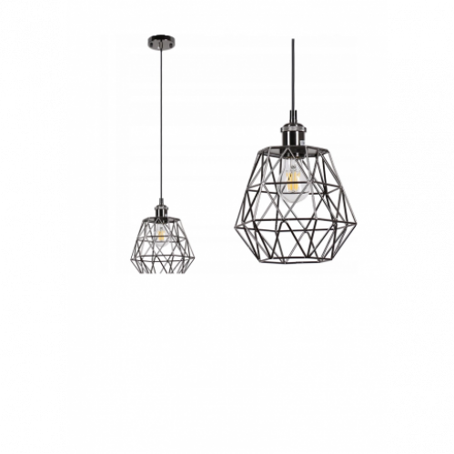 Obrázek pro DIAMENT DASU Závesný luster 1xE27/230V/Čierna