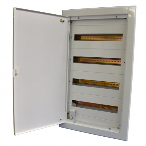 Obrázek pro Rozvádzač pod omietku s DIN lištou 4/18/72 modulová , IP30 , plech
