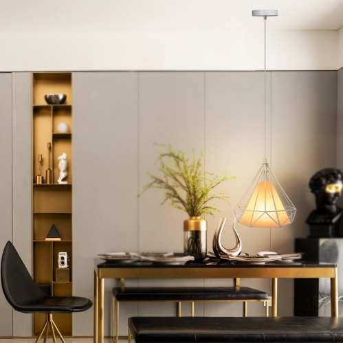 Obrázek pro Závesný luster 1xE27/230V/Biela