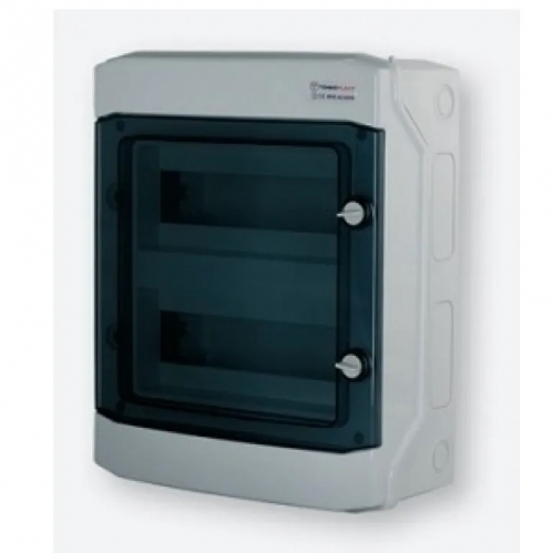 Obrázek pro Plastový rozvádzač na omietku s DIN lištou TEHNOPLAST 24 modulová , IP65