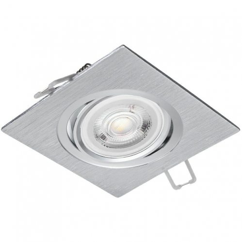 Obrázek pro Stropné bodové podhľadové svietidlo nastaviteľné ATENA-K (brúsené striebro)