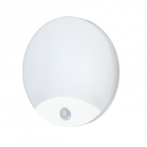 Obrázek pro Vodeodolný Led Ceiling kruhový biely ORBIS 10W/1050lm 255mm , IP44 , s PIR senzorom , Neutrálna biela