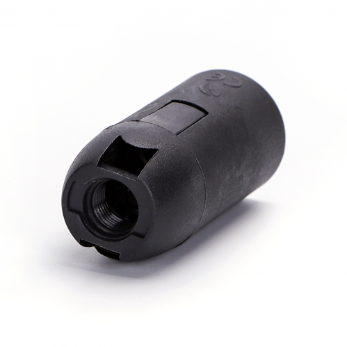 Obrázek pro Objímka na kábel pre žiarovku E14 čierna