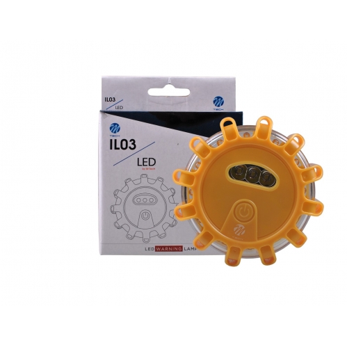 Obrázek pro Výstražné svietidlo , vodeodolný Maják IP65 , 3xAAA s magnetom