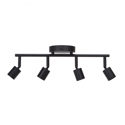 Obrázek pro Lampa luster 4xGU10/230V/Čierna