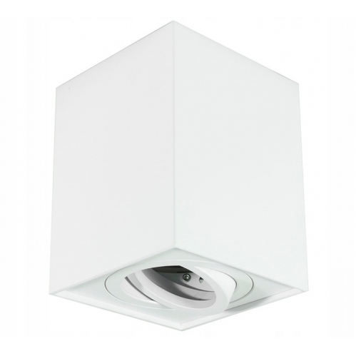 Obrázek pro Stropné bodové prisadené svietidlo TORGET hranaté (biela)
