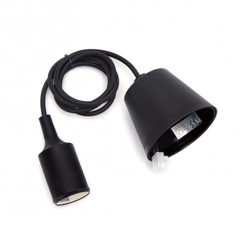 Obrázek pro Závesný luster 1xE27/230V/Čierna