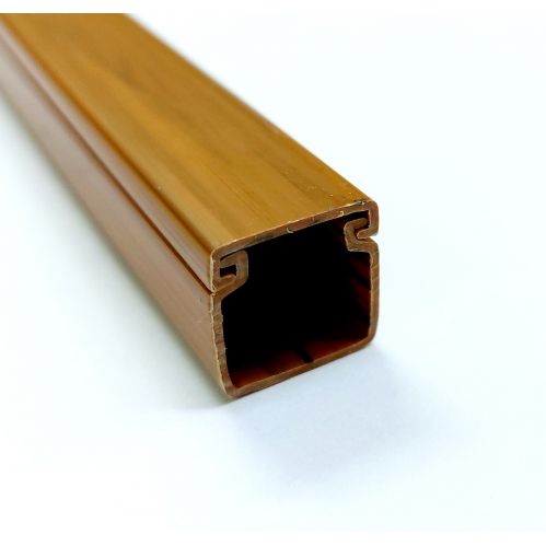 Obrázek pro Elektroinštalačná plastová lišta tmavé drevo 17x15mm 2m