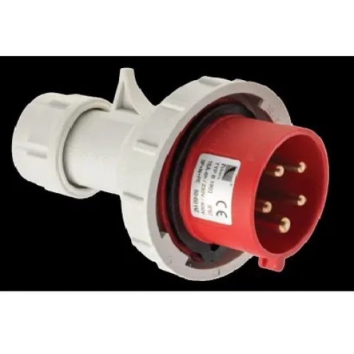 Obrázek pro Spojovacia zástrčka, vidlica na kábel 16A/5 IP67 400V