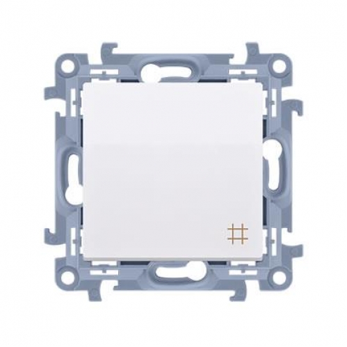 Obrázek pro Kontakt Simon10 Jednopáčkový krížový vypínač č.7 1921 biely