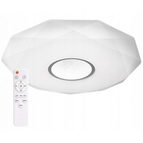 Obrázek pro LED DIAMOND Ceiling kruhový 48W/230V/Chróm + diaľkové ovládanie