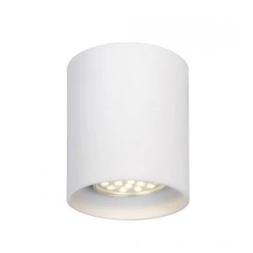Obrázek pro Stropné bodové prisadené svietidlo valcové 1xGU10 ( biele pieskované )
