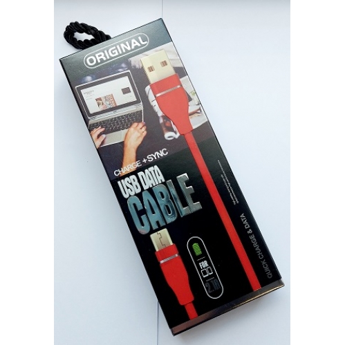 Obrázek pro Nabíjací dátový kábel USB/MicroUSB, 1.0M, 2.1A