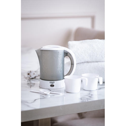 Obrázek pro MINI cestovná rýchlovarná kanvica - 0,6L , sivá - 600W