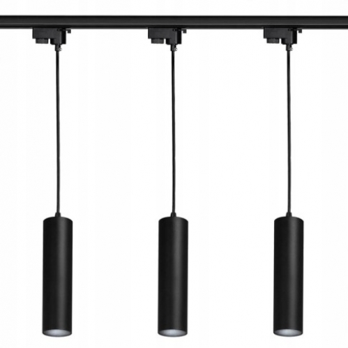 Obrázek pro Sada LINEA Lišta 1-fázová pre koľajnicové systémy čierna, 1M + 3ks svietidlá 1xGU10