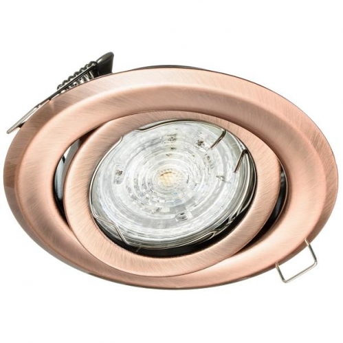 Obrázek pro Stropné bodové podhľadové svietidlo BETA nastaviteľné (stará zlatá)