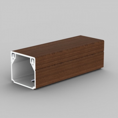 Obrázek pro Elektroinštalačná plastová lišta tmavo hnedá LHD 20x20mm I2 2m