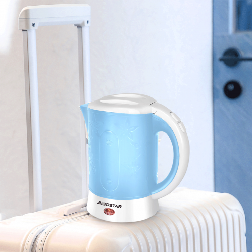 Obrázek pro MINI cestovná rýchlovarná kanvica - 0,6L , modrá - 650W