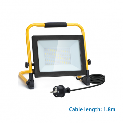 Obrázek pro Prenosný LED Reflektor 100W/8800lm , IP65 , Studená biela