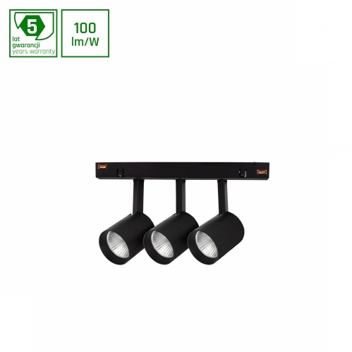 Obrázek pro LED svietidlo SPOT X3 pre koľajnicový SYSTEM SHIFT čierne, 10W/1000lm, Teplá biela