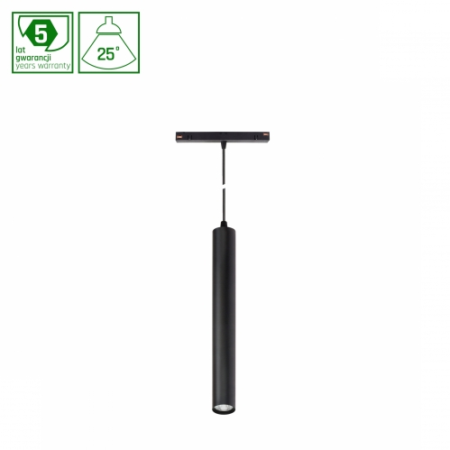 Obrázek pro LED svietidlo HANGIT pre koľajnicový SYSTEM SHIFT čierne, 12W/1130lm, Teplá biela