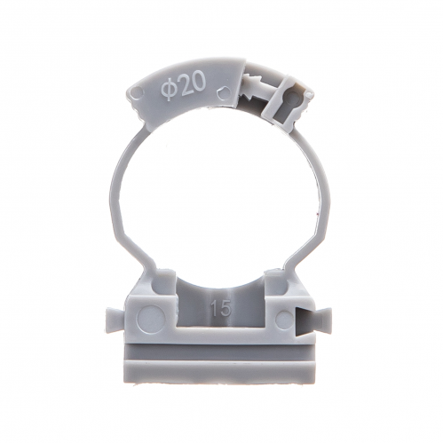 Obrázek pro Príchytka plastová U PVC sťahovacia fi:20mm, 10ks