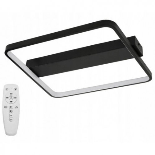 Obrázek pro LED RING VASTO Prisadený luster 40W/230V/Čierna, CCT + diaľkové ovládanie