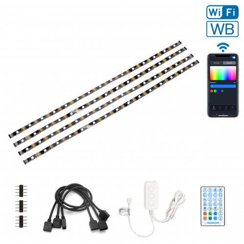 Obrázek pro SMART RGB LED osvetlenie TV 4x0,5m na USB s diaľkovým ovládaním