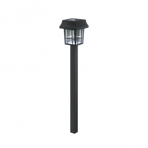 Obrázek pro Solárna LED záhradná lampa čierna 0,006W/1.2lm , IP44 , Studená biela