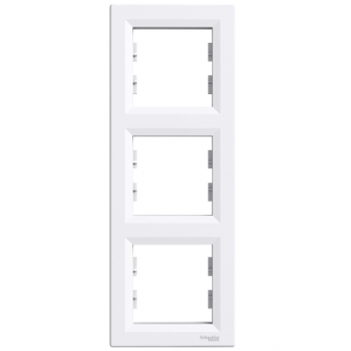 Obrázek pro SCHNEIDER Electric Rámček-3 vertikálny Asfora biely
