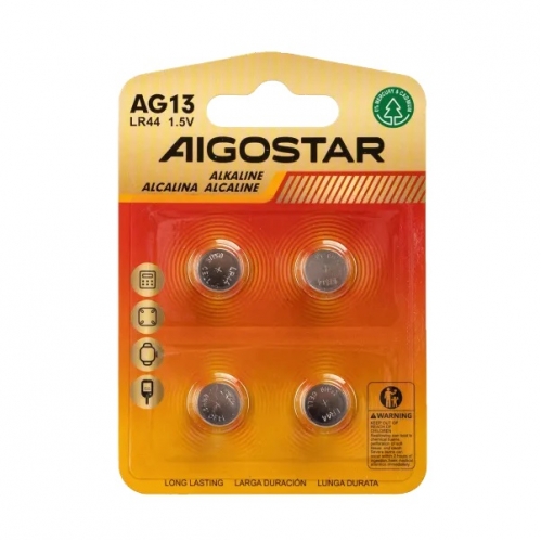 Obrázek pro Sada 4ks alkalických batérií LR44 AG13 1.5V