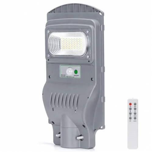 Obrázek pro LED Solárne Pouličné verejné osvetlenie 50W/500lm, IP65 , so senzorom , Studená biela s diaľkovým ovládaním