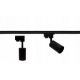 Obrázek pro Sada LINEA Lišta 1-fázová pre koľajnicové systémy čierna, 2M + 4ks svietidlá 1xGU10