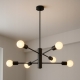 Obrázek pro Závesný luster 6xE27/230V/Čierna