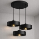 Obrázek pro SISU BLACK Závesný luster 3xE27/230V/Čierna