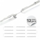 Obrázek pro Sada Prisadené svietidlo Double HERMETIC G2 IP65 a 2ks LED trubica T8 18W/2160lm 120cm jednostranná sklenená Studená biela
