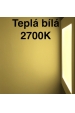 Obrázek pro Led Panel štvorcový biely prisadený 18W/1230lm 227mm Teplá biela
