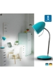 Obrázek pro LED stolná flexibilná lampa AZUL E27 modrá