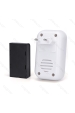 Obrázek pro Bezdrôtový vodeodolný domový zvonček IP44 , 230V - Bielo-Čierny
