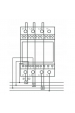 Obrázek pro Digitálny merač spotreby elektrickej energie na DIN lištu , 4M 3P 230V/400V 10A/100A s funkciou RESET