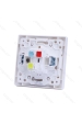 Obrázek pro Aigostar Jednopáčkový schodiskový vypínač č.6 s rámčekom biela
