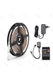 Obrázek pro KOMPLET Music RGB LED pás vodeodolný IP65, 90RGBled5050 - 3m + zásuvkový napájací zdroj 12V + ovládanie 