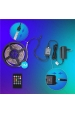 Obrázek pro KOMPLET Music RGB LED pás vodeodolný IP65, 90RGBled5050 - 3m + zásuvkový napájací zdroj 12V + ovládanie 