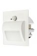 Obrázek pro Schodové svietidlo štvorcové BERYL - biele , 1,5W , 12V , studená s PIR senzorom