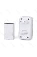 Obrázek pro Bezdrôtový vodeodolný domový zvonček IP44 , 230V - Strieborný + 2x zvonček