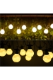 Obrázek pro Svetelná dekoračná reťaz , girlanda , 230V, 10bambúľ, 8M
